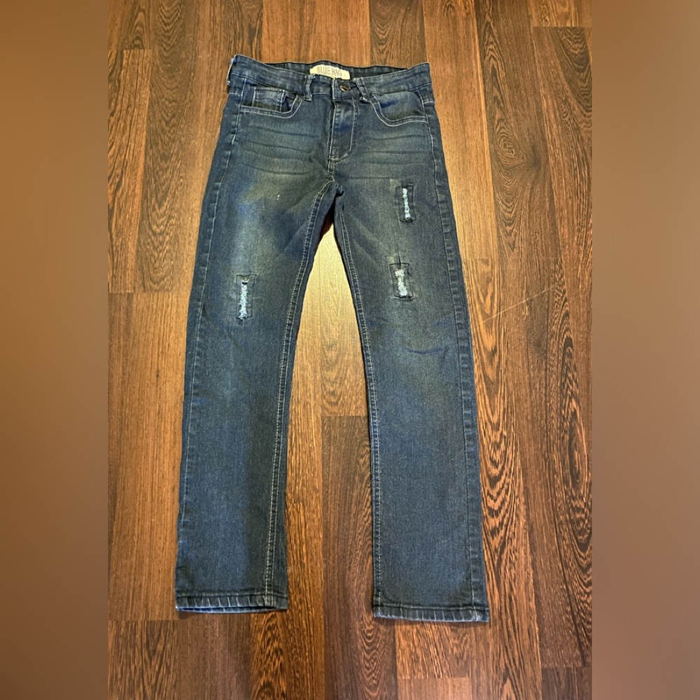Boy's Distressed Jeans Size 14 (Cart G-102)
